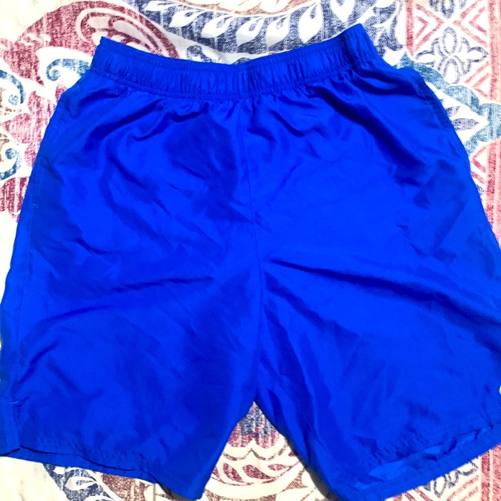 Mens royal blue Nike swim suit size Medium New